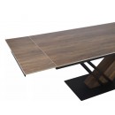 Стол обеденный SIGNAL GENESIS Legno эффект дерева/дуб/черный 160-220/90